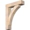 Ekena Millwork Thorton Block Smooth Bracket w/ Offset Brace, Douglas Fir, 7 1/2"W x 32"D x 40"H BKT0806X32X40THR05SDF - alternate 1